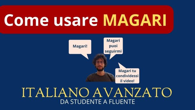 Significati di Magari