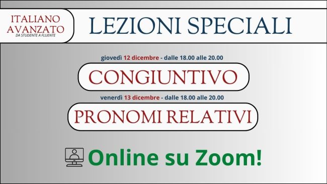 Lezione sul congiuntivo
